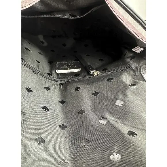 Kate Spade New York Cove Street Celebration Stripe Dody Crossbody in Pink EUC - Picture 5 of 14